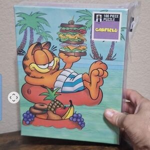 Vintage 1978 Garfield 100 Piece Jigsaw Puzzle By Rainbow Works.